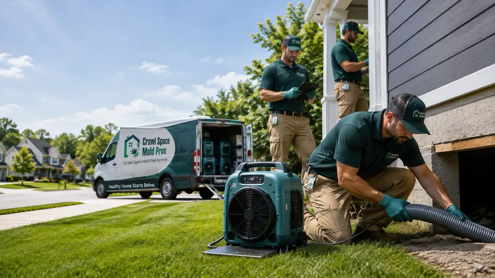 Crawl Space Mold Removal in Shade, OH